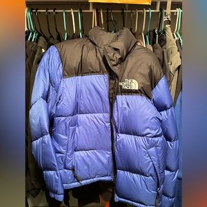 Mens The North Face 1996 Retro Nuptse 700-Down Insulated Jacket Supersonic Blue